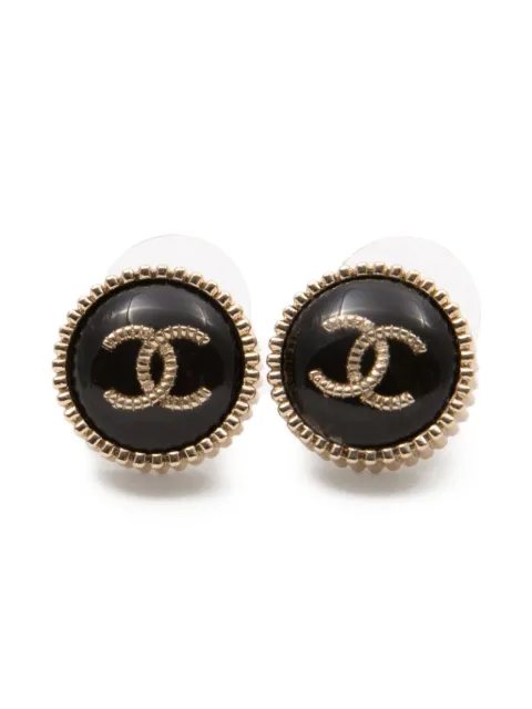 CHANEL Pre-Owned Orecchini con logo CC anni 2000