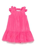 Simonetta bow-detail dress - Pink
