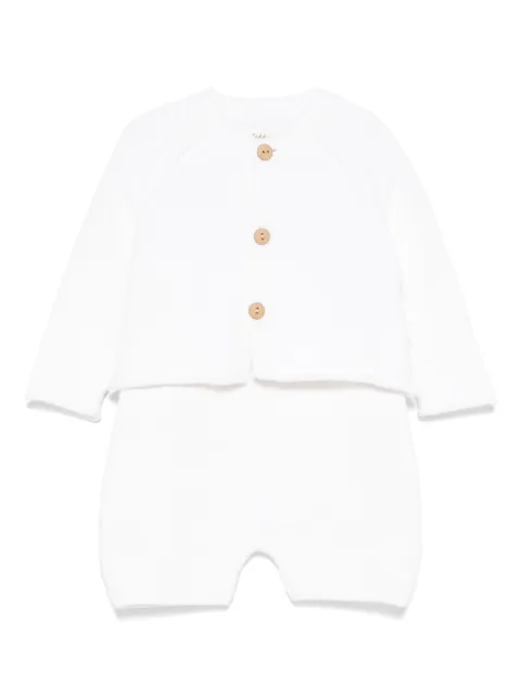 TEDDY & MINOU embroidered babygrow (set of three)
