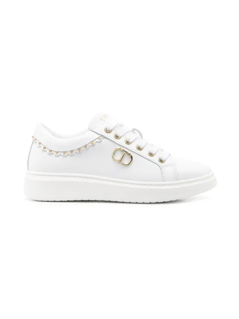 TWINSET Kids tenis con agujetas