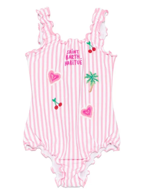 MC2 Saint Barth Kids maillot de bain à rayures