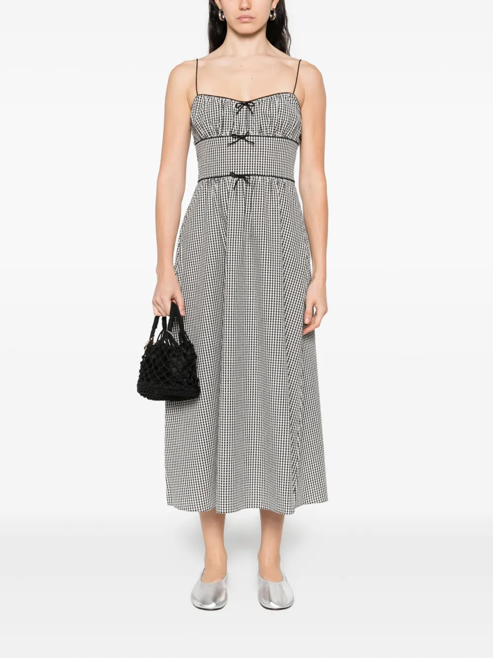 DÔEN Belline midi dress - Zwart