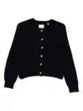 DÔEN fine-knit button-up cardigan - Blue