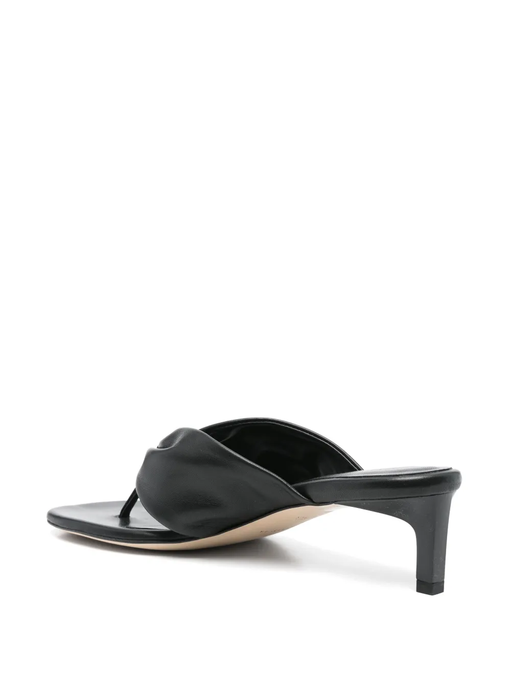 Dear Frances 45mm leather mules Black