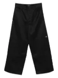 Balenciaga twill utility trousers - Black
