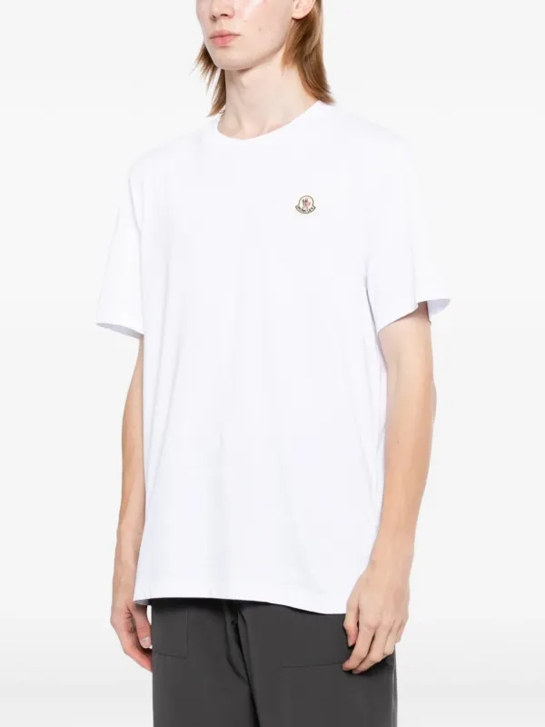 Moncler ロゴパッチ Tシャツ セット | ホワイト | FARFETCH JP