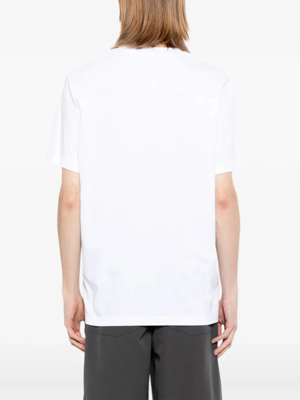 Moncler Drie T-shirts met logopatch Wit