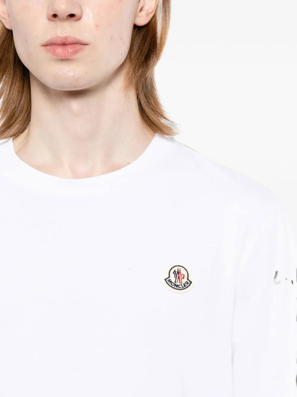 Moncler ロゴパッチ Tシャツ セット | ホワイト | FARFETCH JP