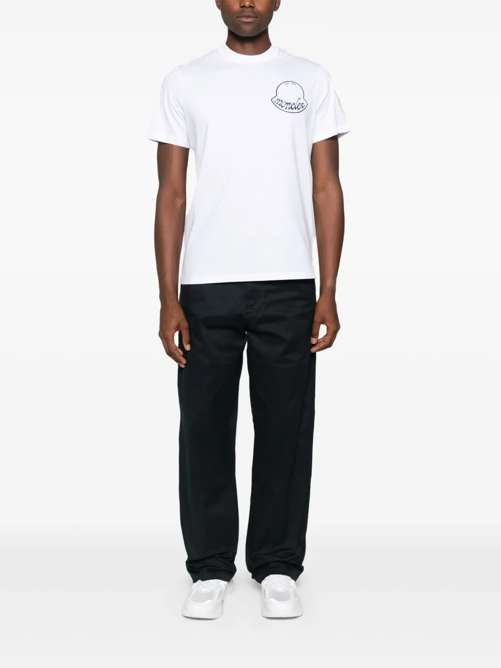 Moncler Big Crest Logo T-shirt - Wit