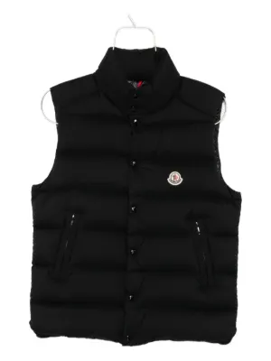 MONCLER ブラック キルティングベスト モンクレール ロッドジレ キルティング ダウン ベスト ブルゾン