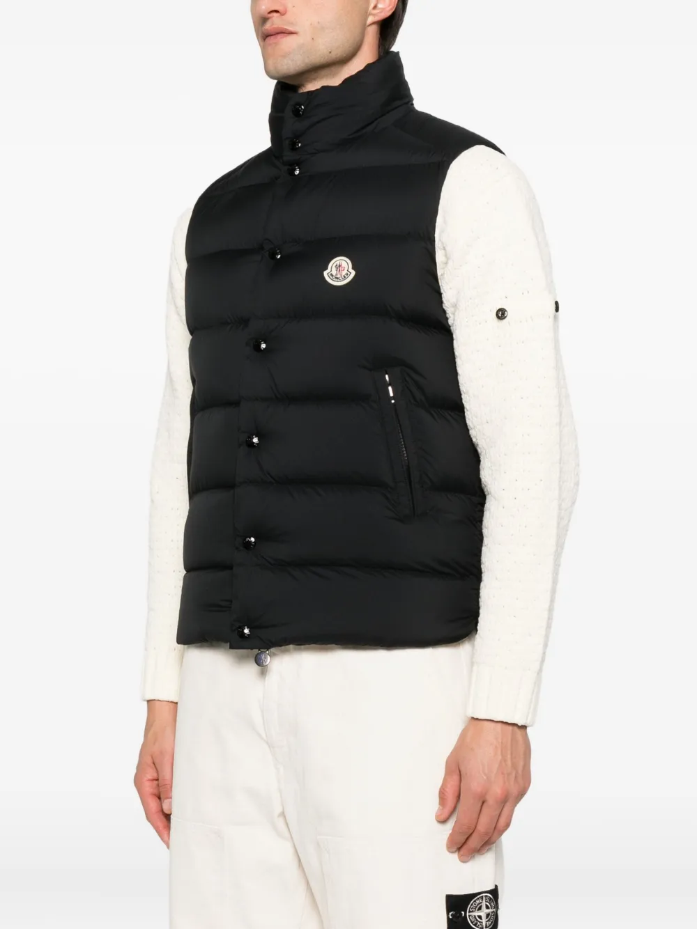 Moncler Tibb gilet Zwart