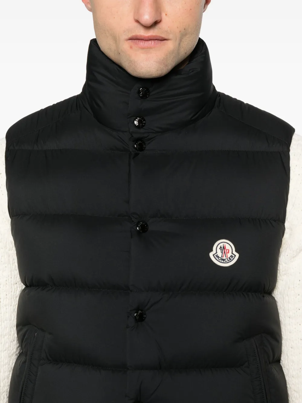 Moncler Tibb gilet Zwart