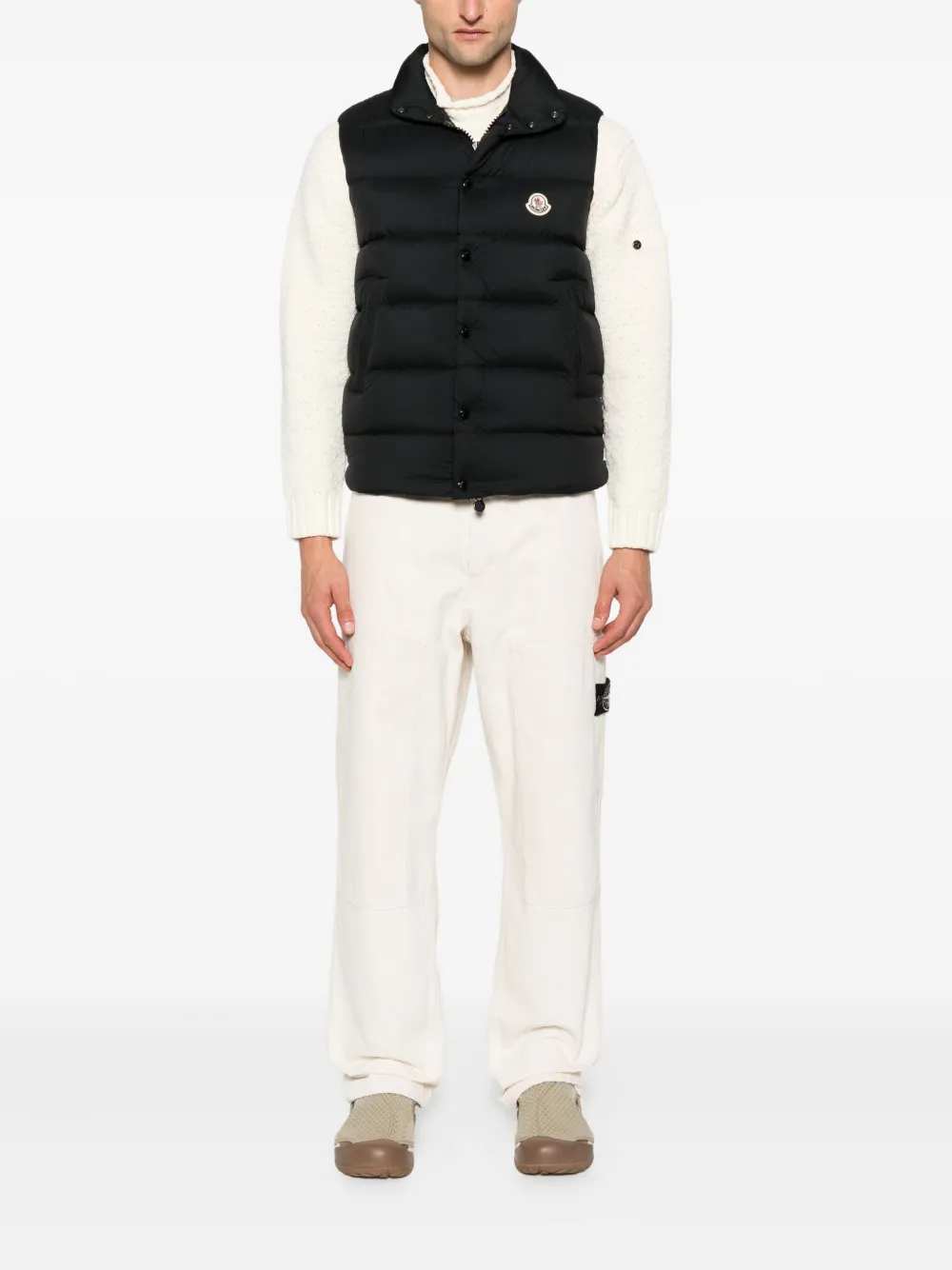Moncler Tibb gilet Zwart