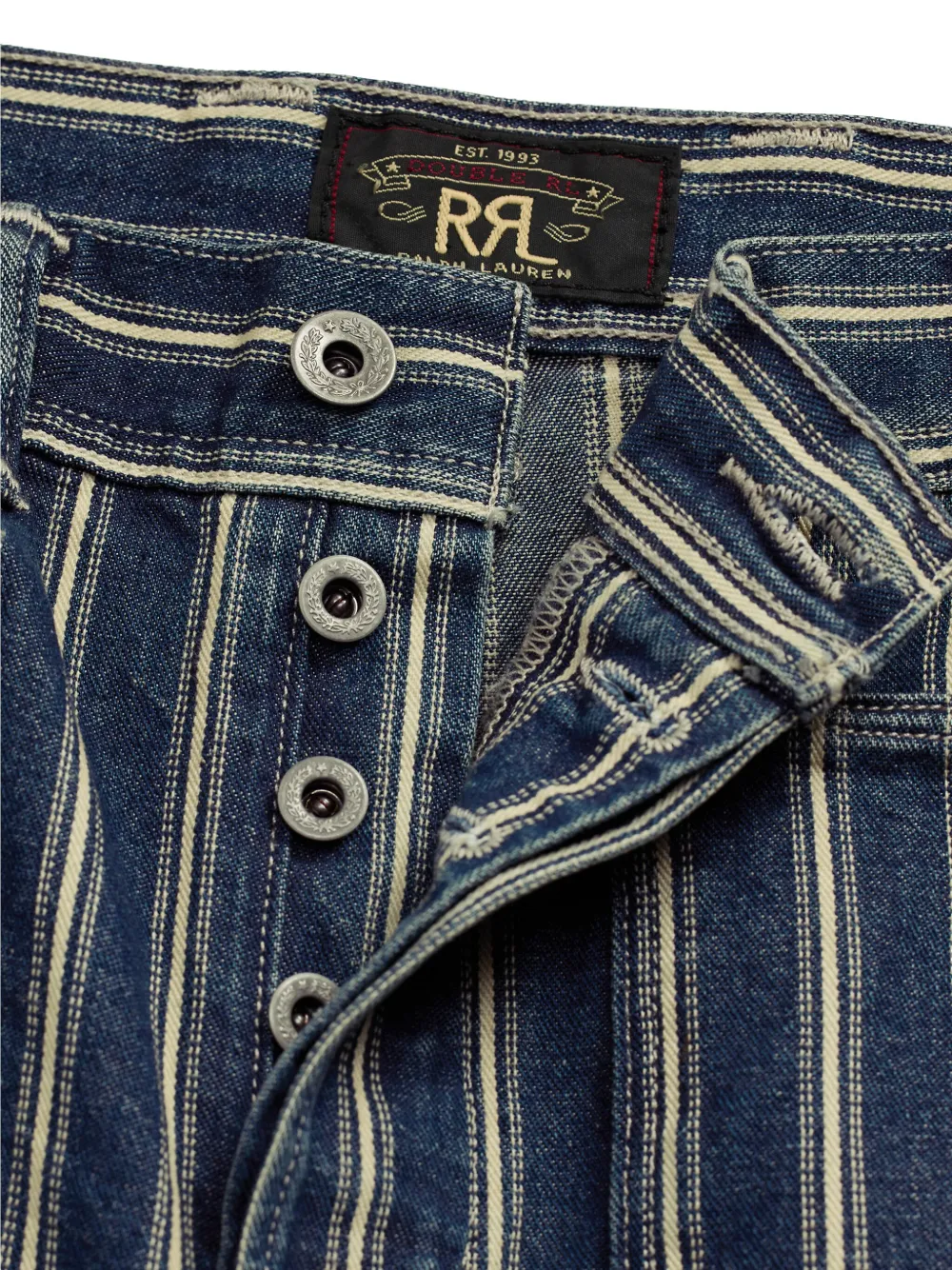 Ralph Lauren RRL Gestreepte jeans Blauw
