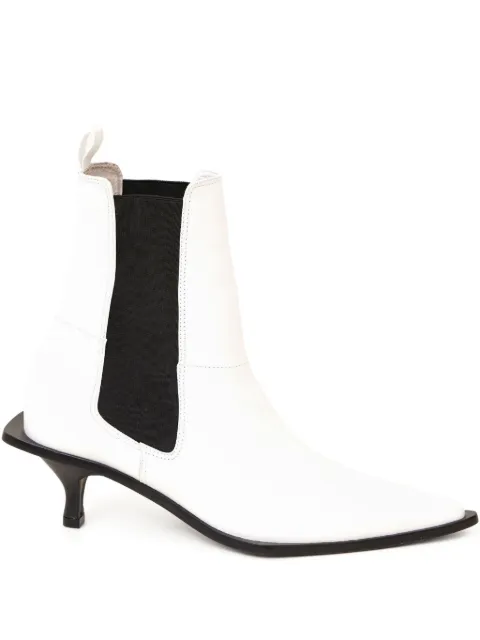 Gloria Coelho leather ankle boots