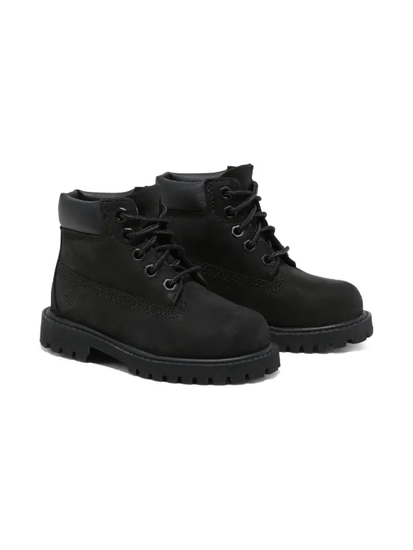 Timberland Kids Leather Boots | Black | FARFETCH display picture 3