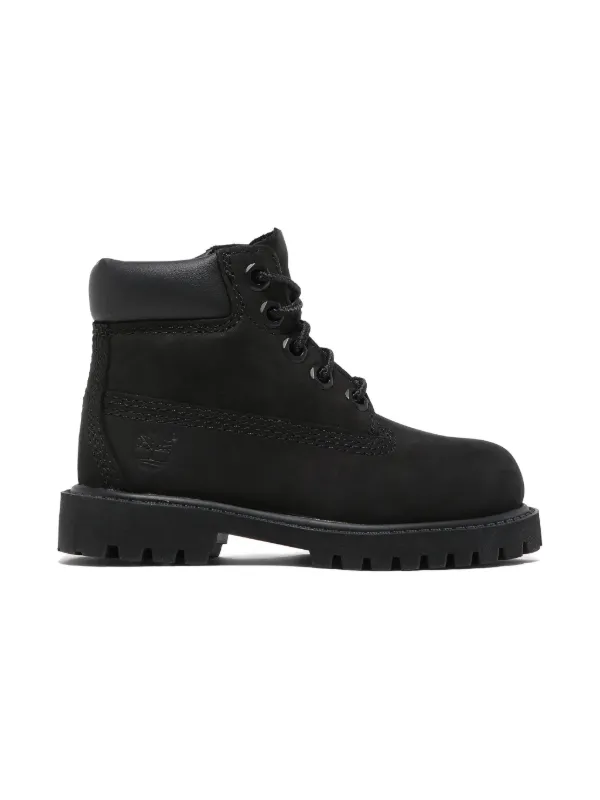 Timberland Kids Leather Boots Black FARFETCH IN