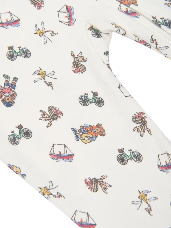 POLO RALPH LAUREN KIDS graphic-print Romper White FARFETCH PH