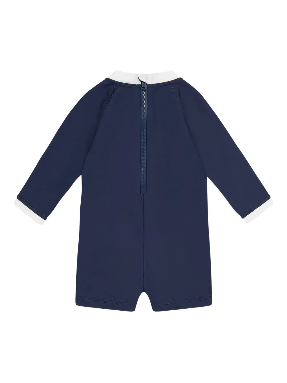 Polo Ralph Lauren Logo-embroidered Swimsuit In 蓝色