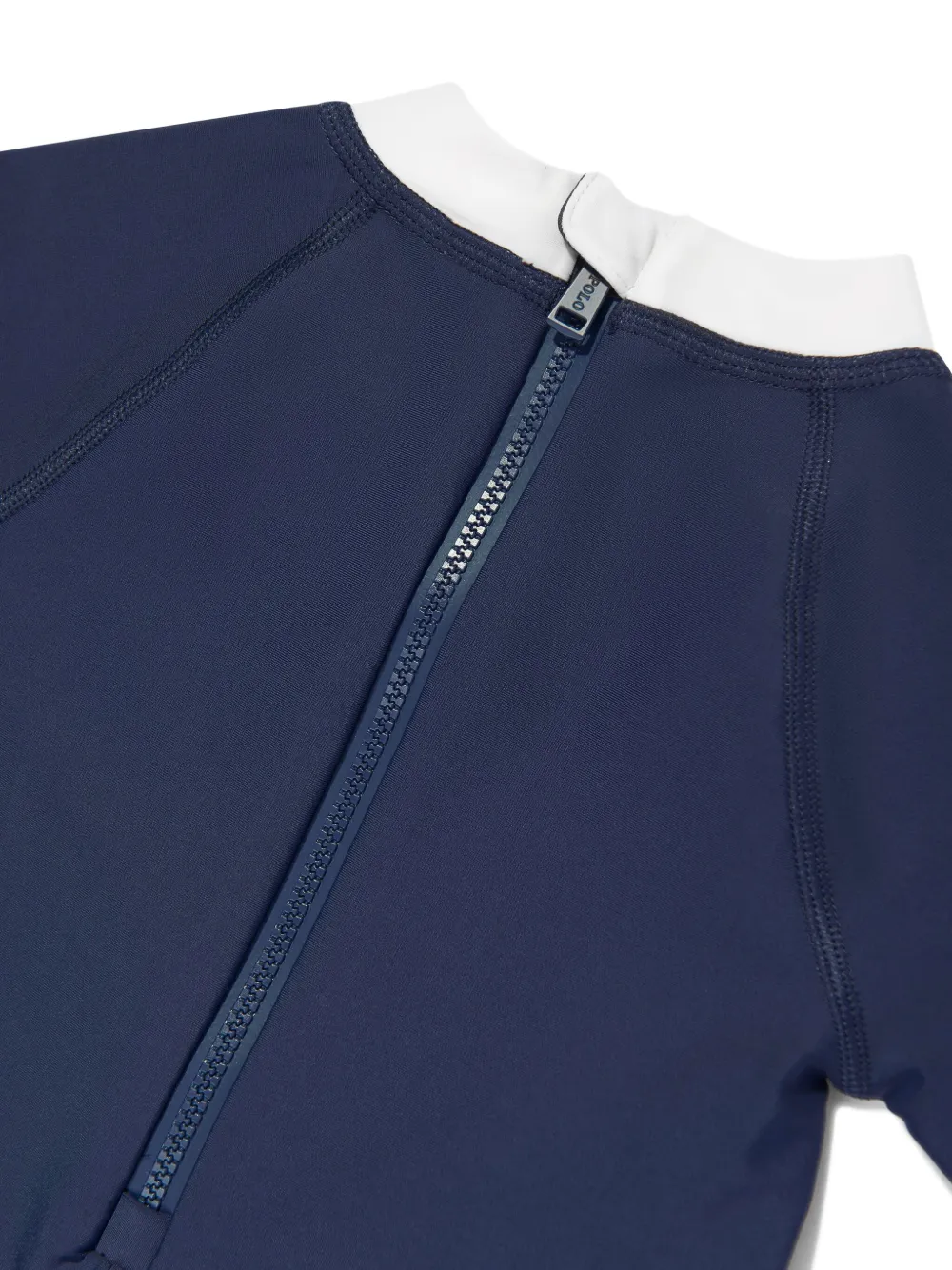 Polo Ralph Lauren Logo-embroidered Swimsuit In 蓝色
