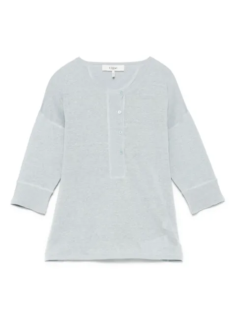 Chloé fine-ribbed T-shirt