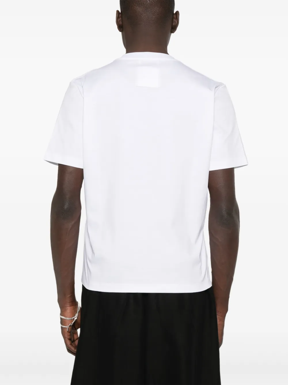Lanvin T-shirt met geborduurd logo Wit