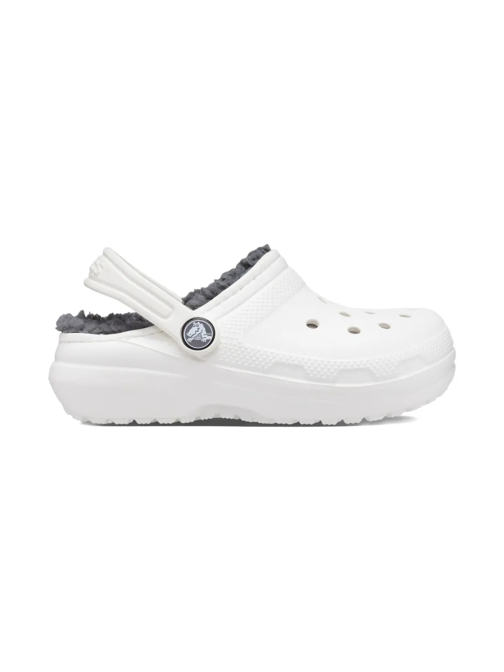Crocs Kids faux fur-lined clogs Wit