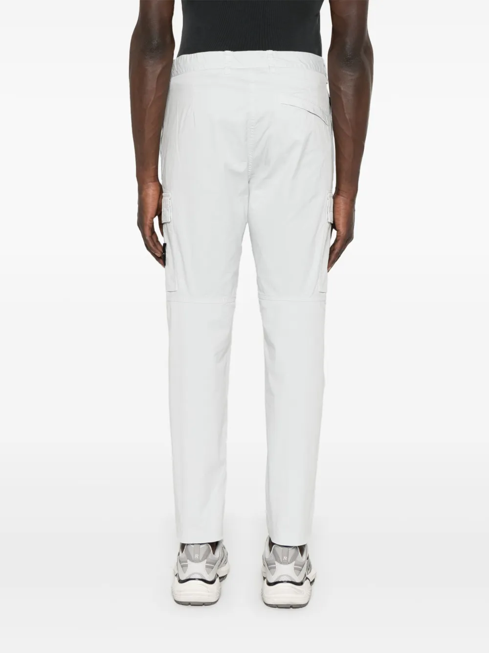 Stone Island Cargo broek met twill weving Blauw