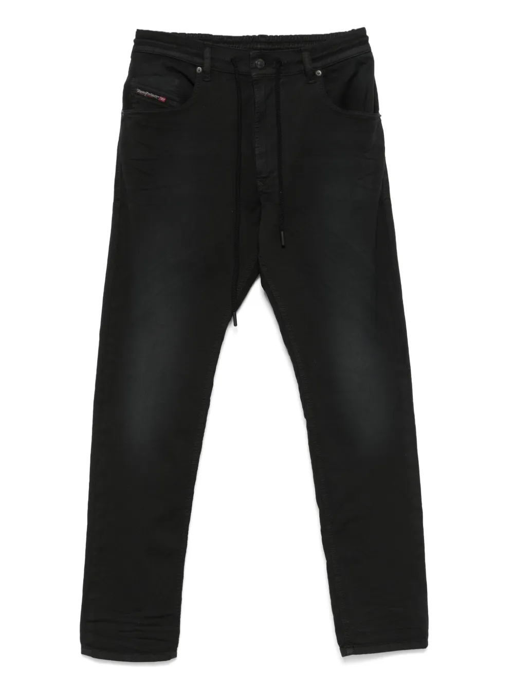 Diesel logo-embroidered jeans | Black | Image 1
