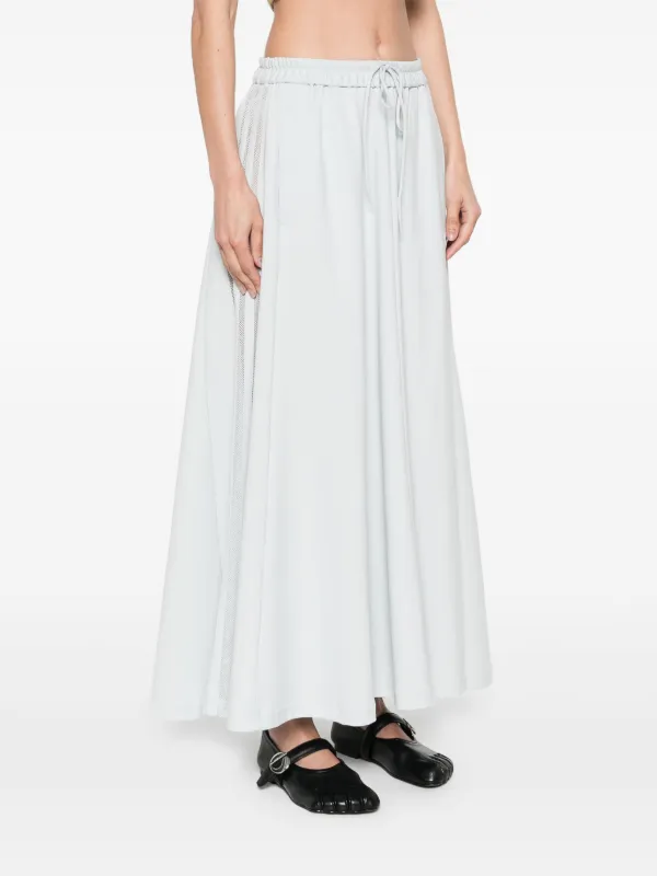 Y-3 3-Stripes Midi Skirt | Blue | FARFETCH SG