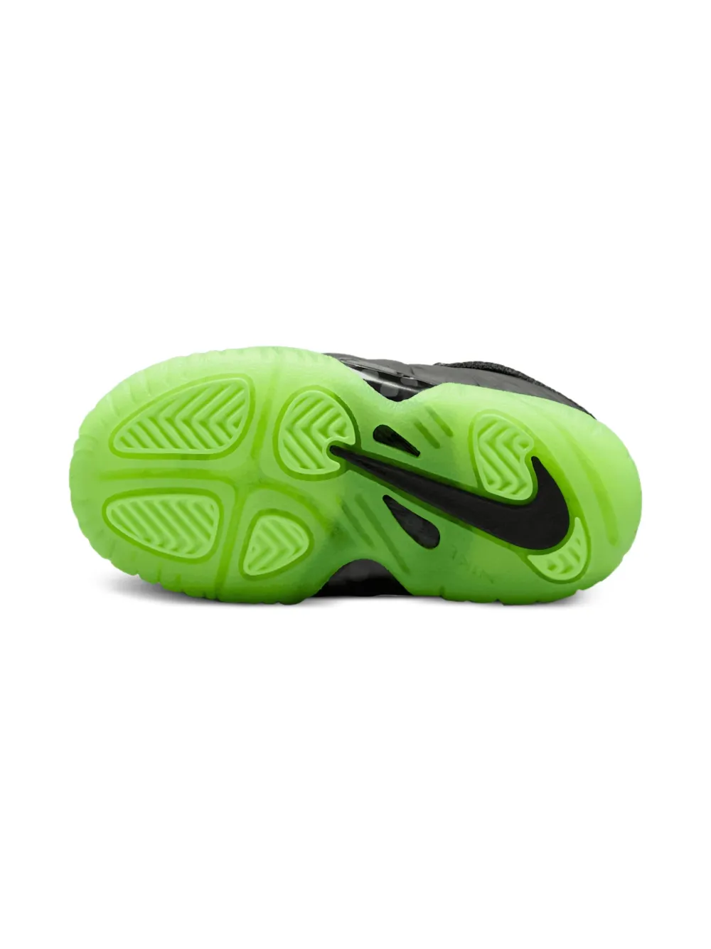 Nike Kids Little Posite One sneakers Zwart