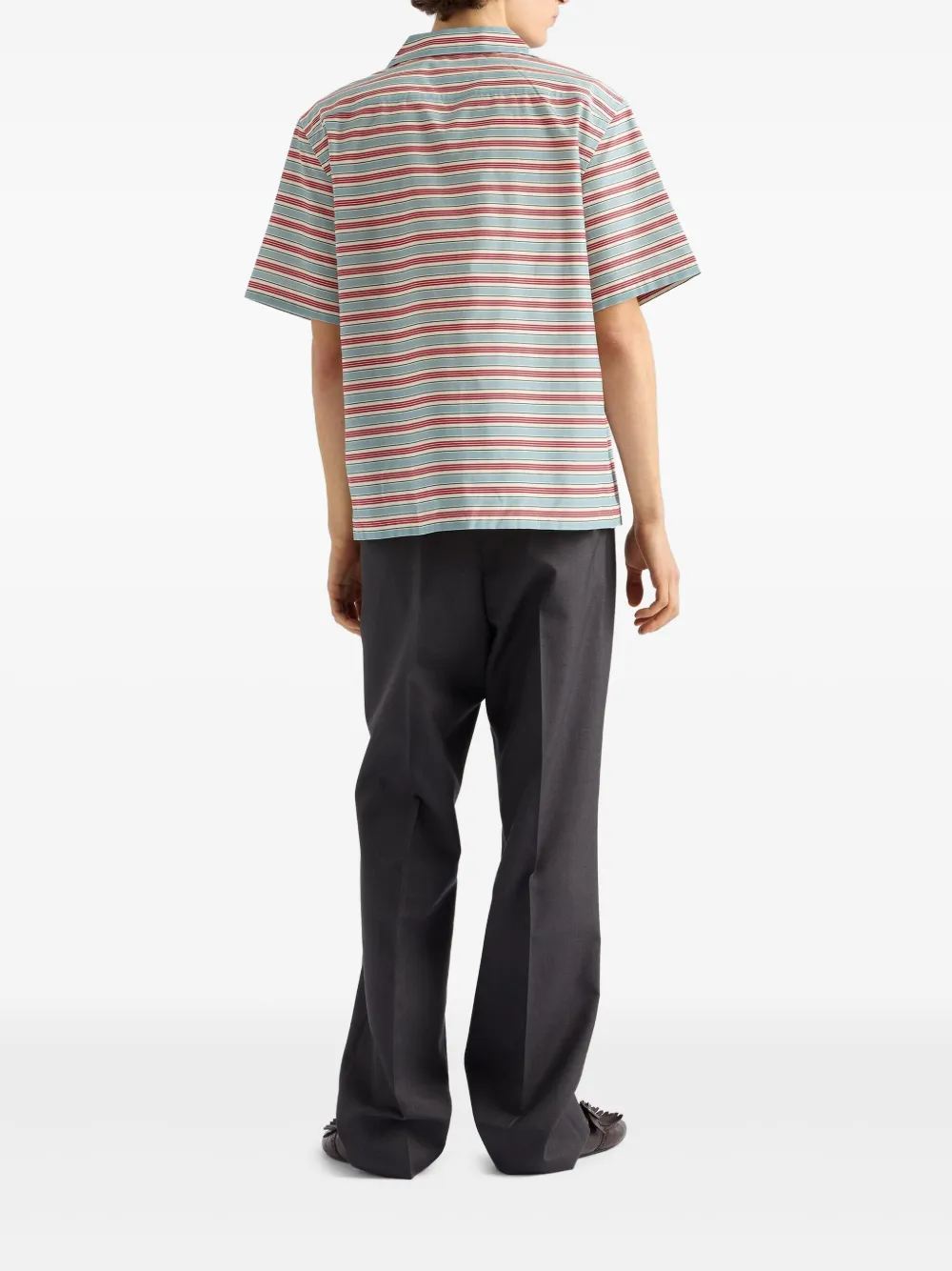 Shop Prada Wool Trousers