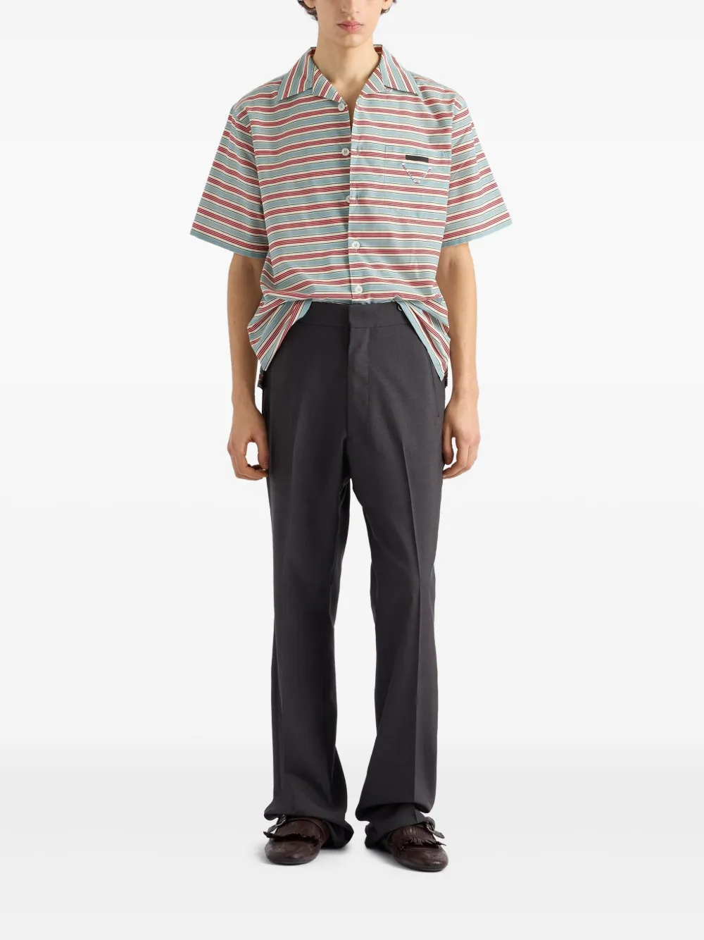 Prada Wollen broek - Grijs