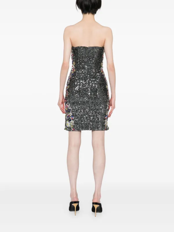 floral-lace minidress