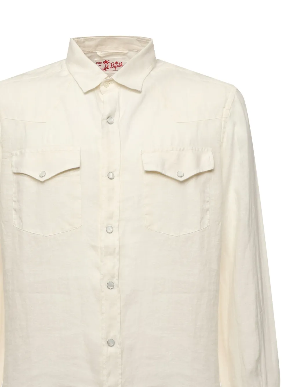 MC2 Saint Barth Linnen overhemd Beige