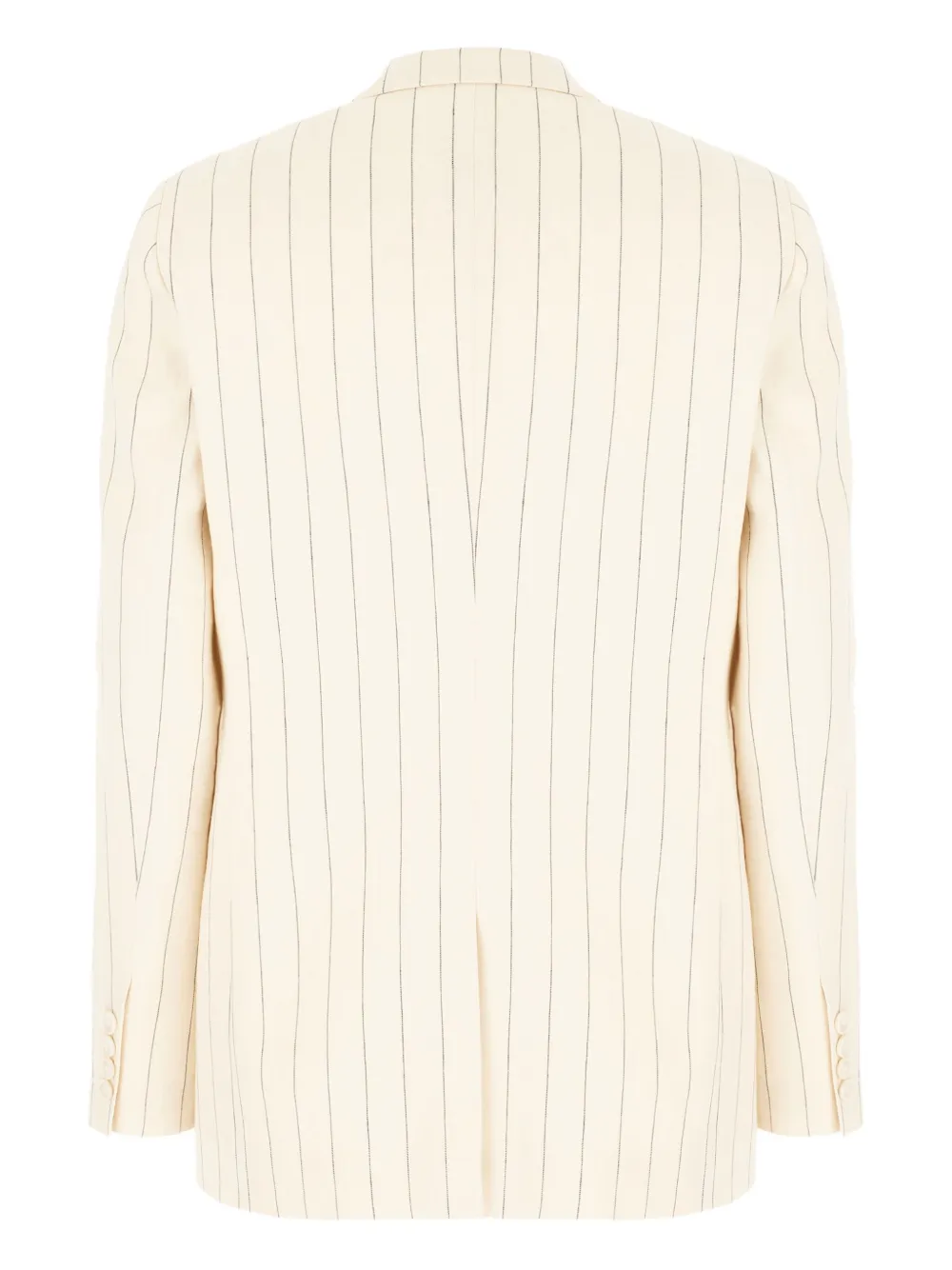 Shop Pt Torino Pinstriped Blazer In Neutrals