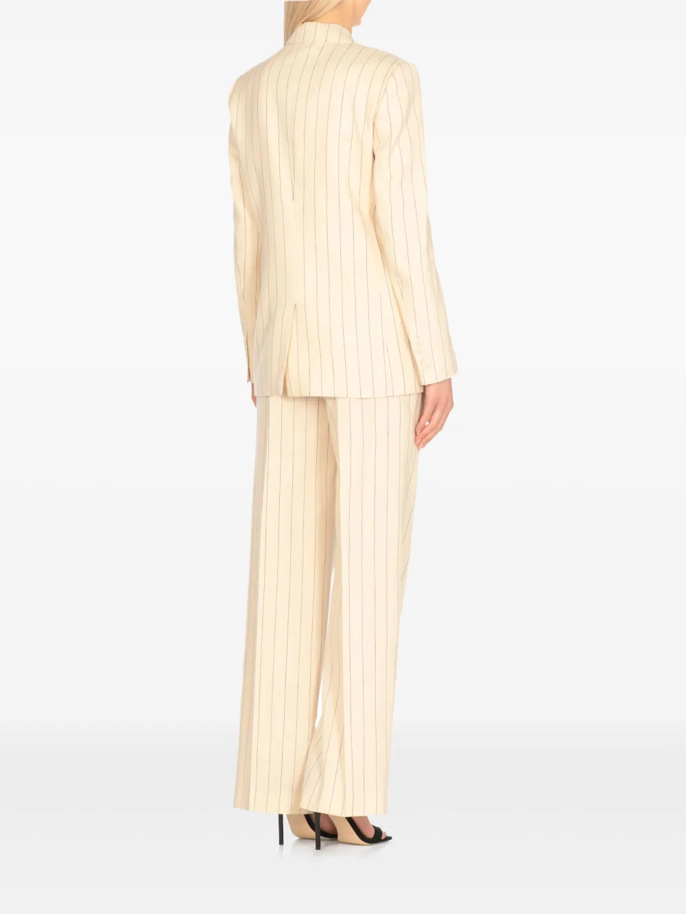 PT Torino Blazer met krijtstreep Beige
