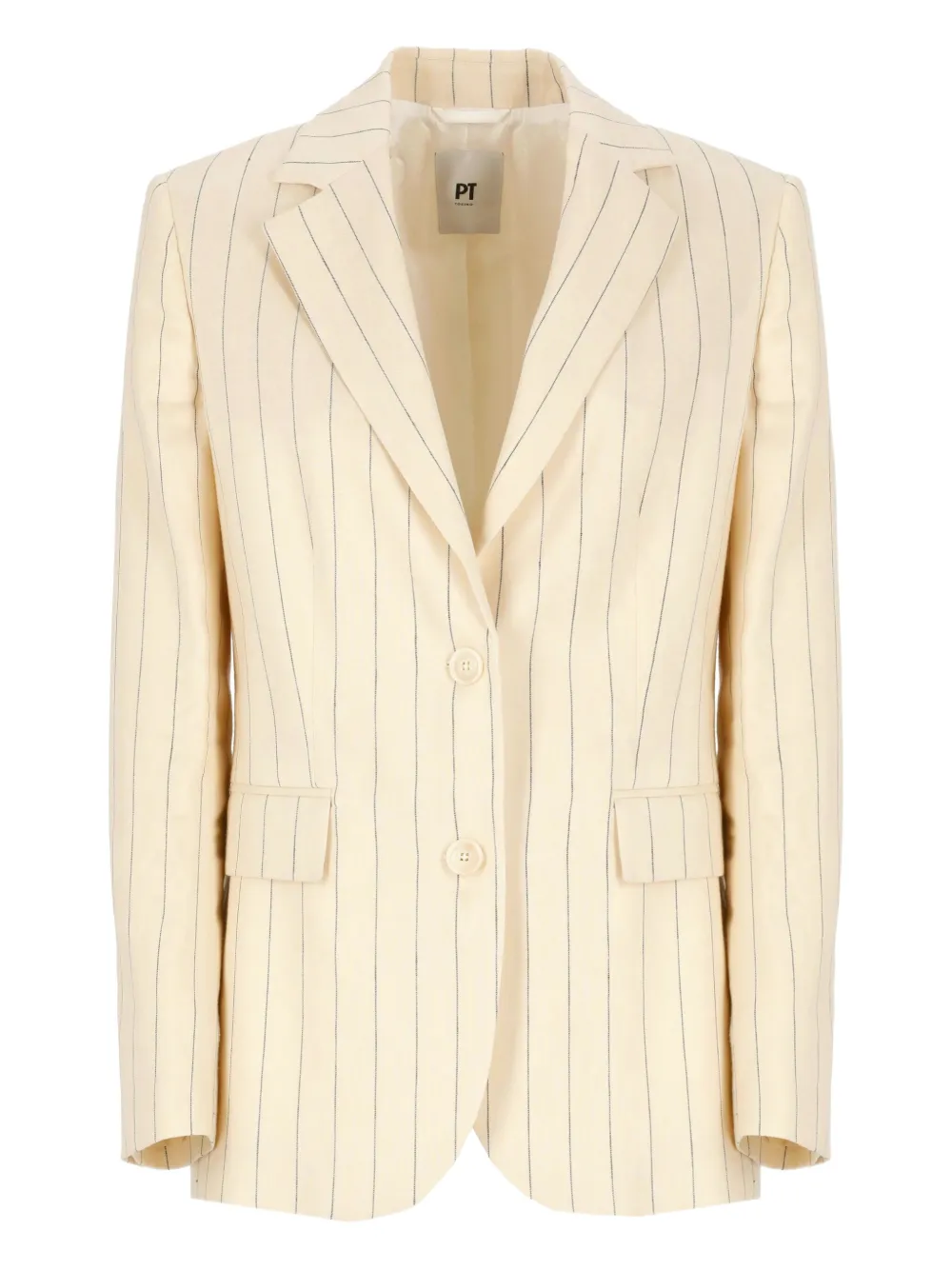 PT Torino Blazer met krijtstreep Beige