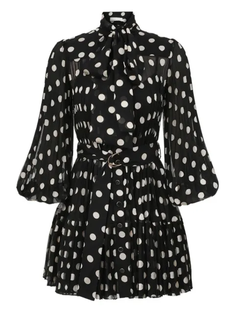 ZIMMERMANN polka dot-print dress