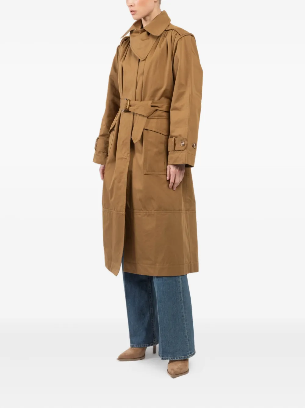 ZIMMERMANN Trenchcoat met ceintuur Bruin