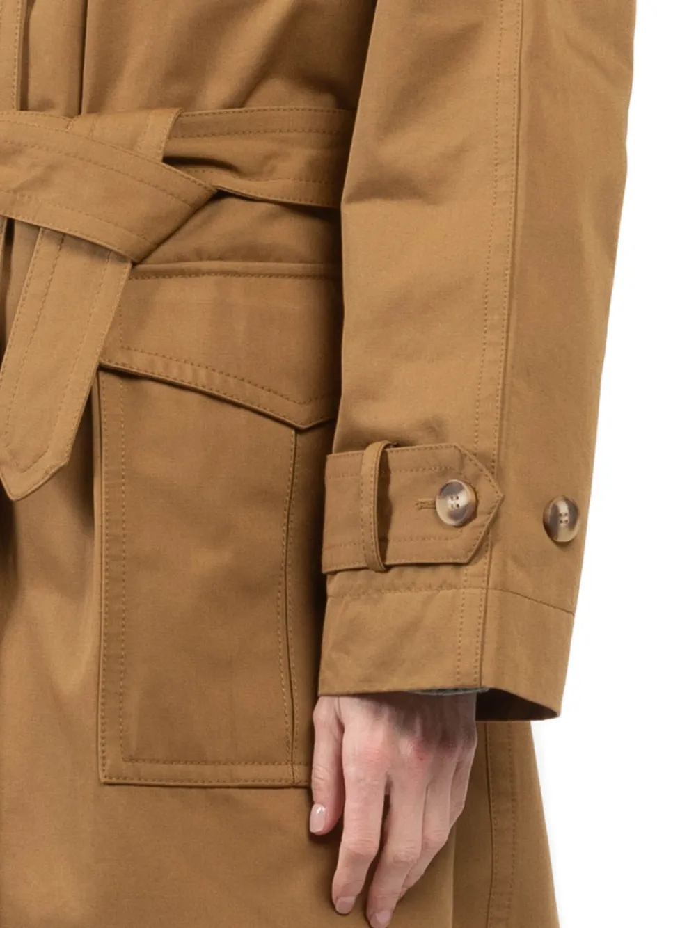 ZIMMERMANN Trenchcoat met ceintuur Bruin