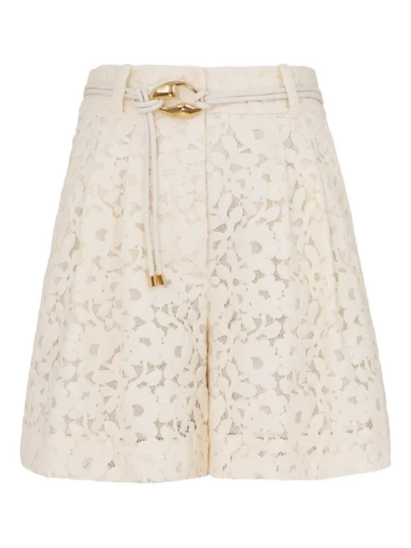 【関税込み】ZIMMERMANN ILLUMINATE TUCK' SHORTS Zimmermann Zimmermann Illuminate Tuck Shorts - Shorts - Free