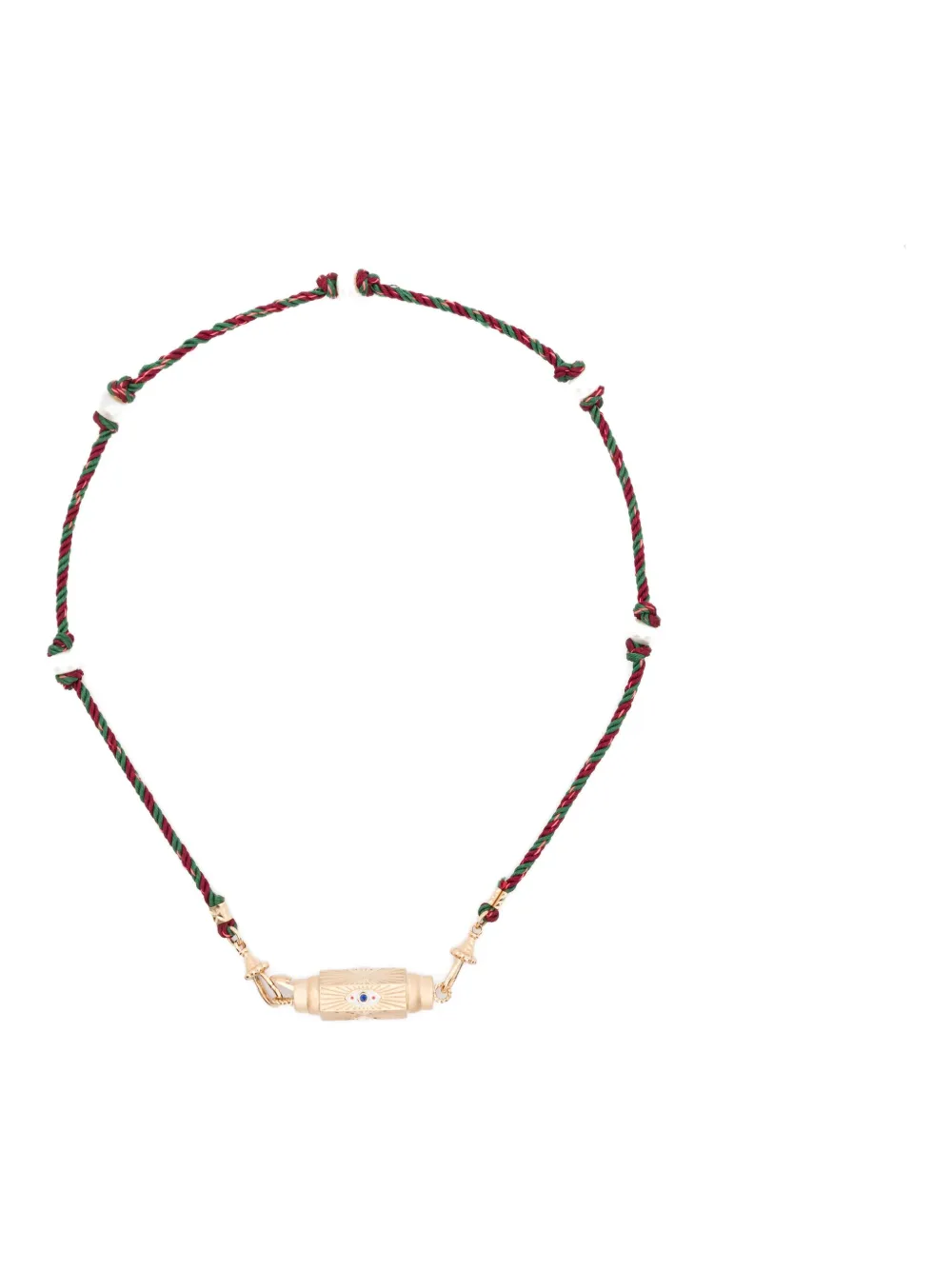 Marie Lichtenberg 14K yellow gold Evil Eye sapphire necklace - Oro