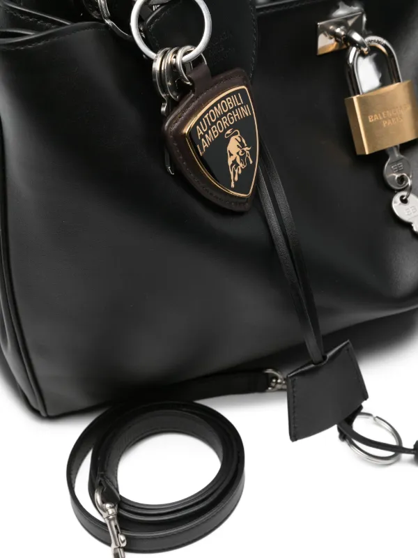 Balenciaga x Lamborghini Rodeo ショルダーバッグ L | ブラック