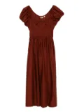 DÔEN Quinn midi dress - Brown