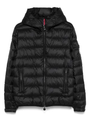 Moncler Jaqueta Landre Matelassê | Preto | FARFETCH BR
