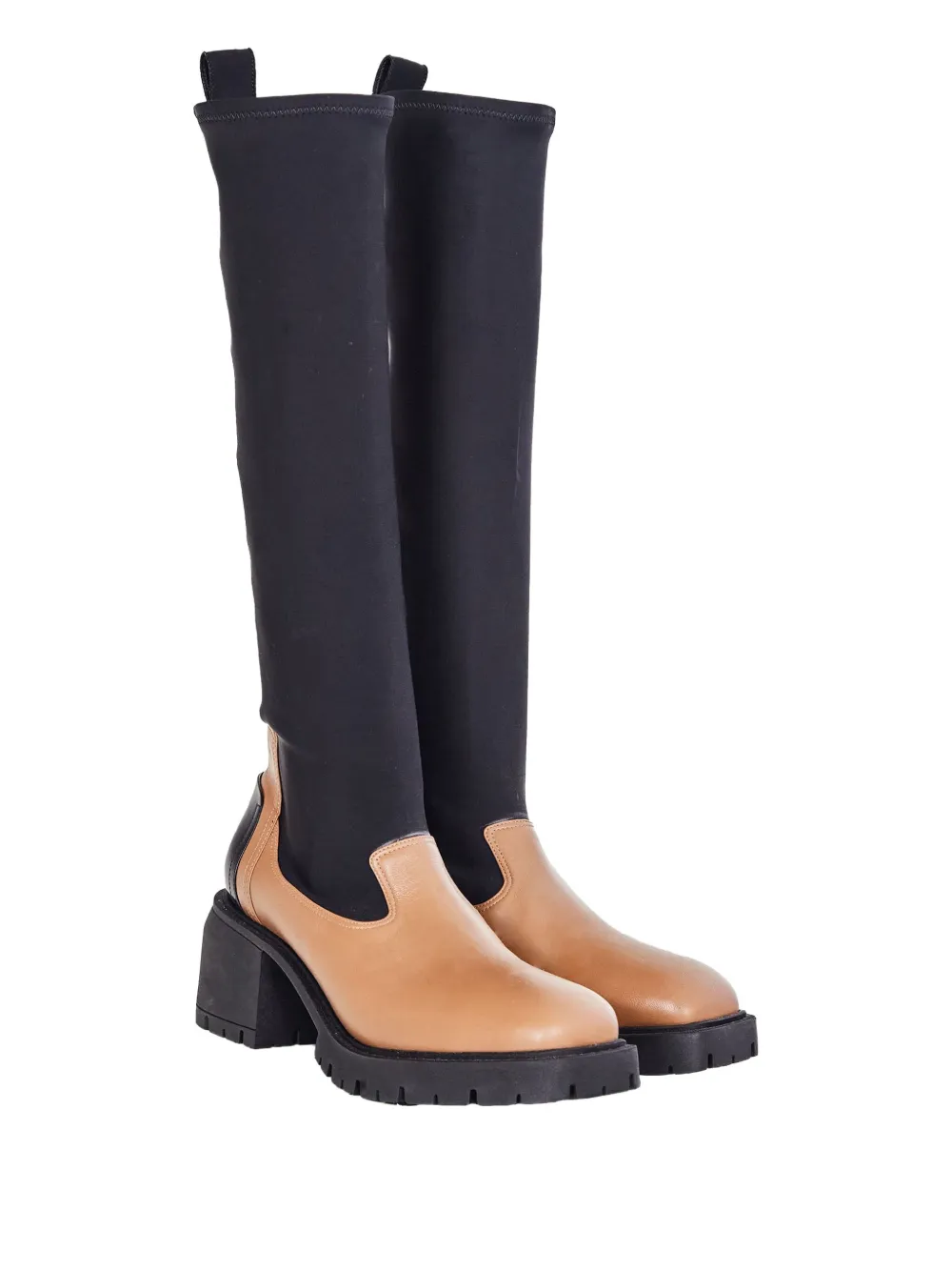 Gloria Coelho Leather Boots In Brown