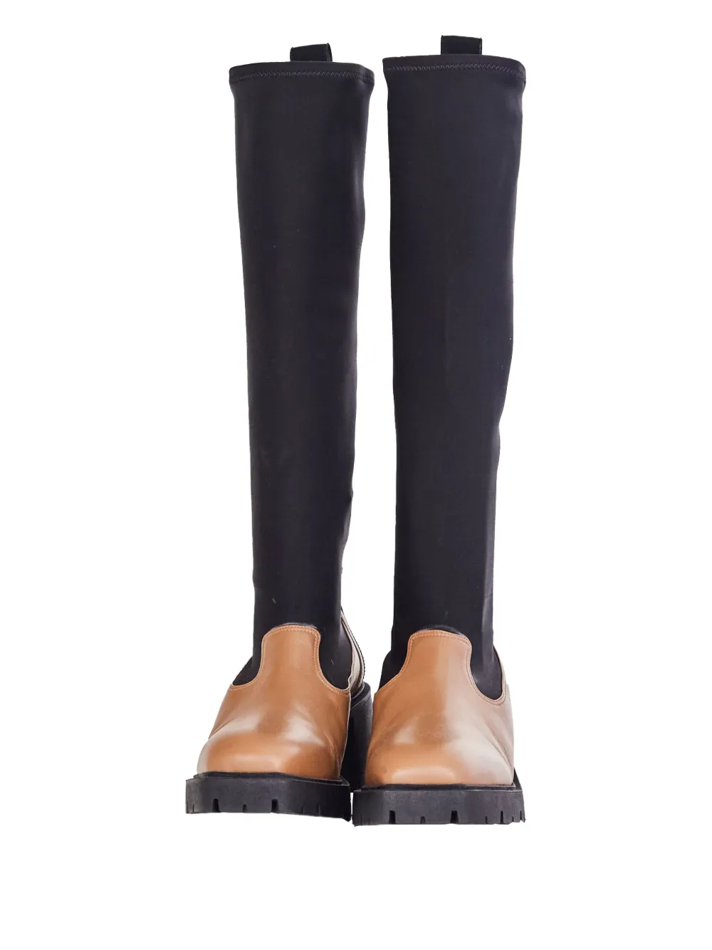 Gloria Coelho Leather Boots In Brown