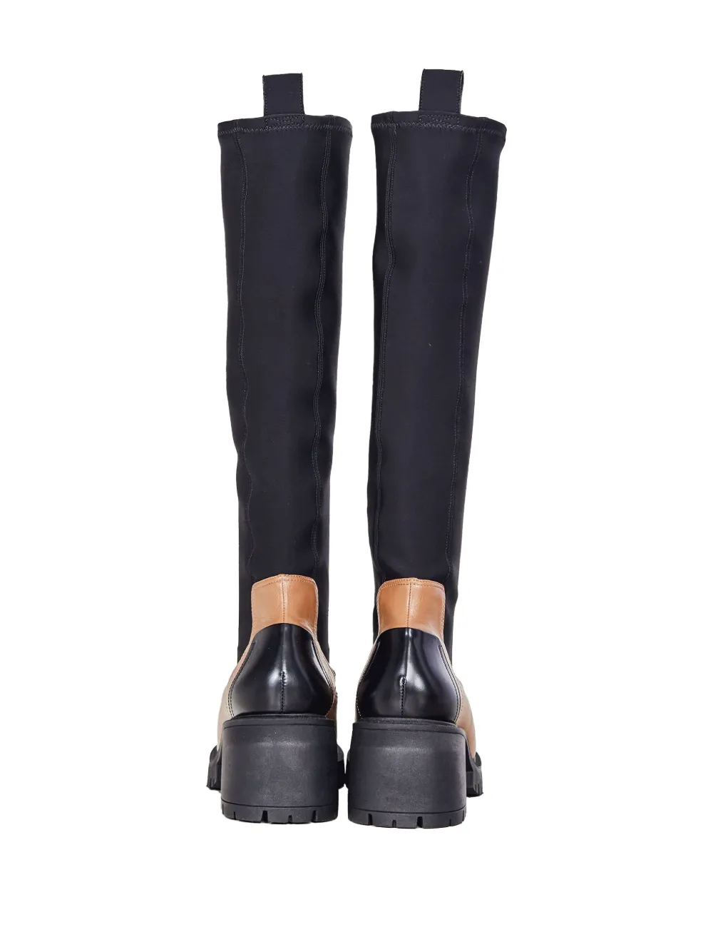 Gloria Coelho Leather Boots In Brown