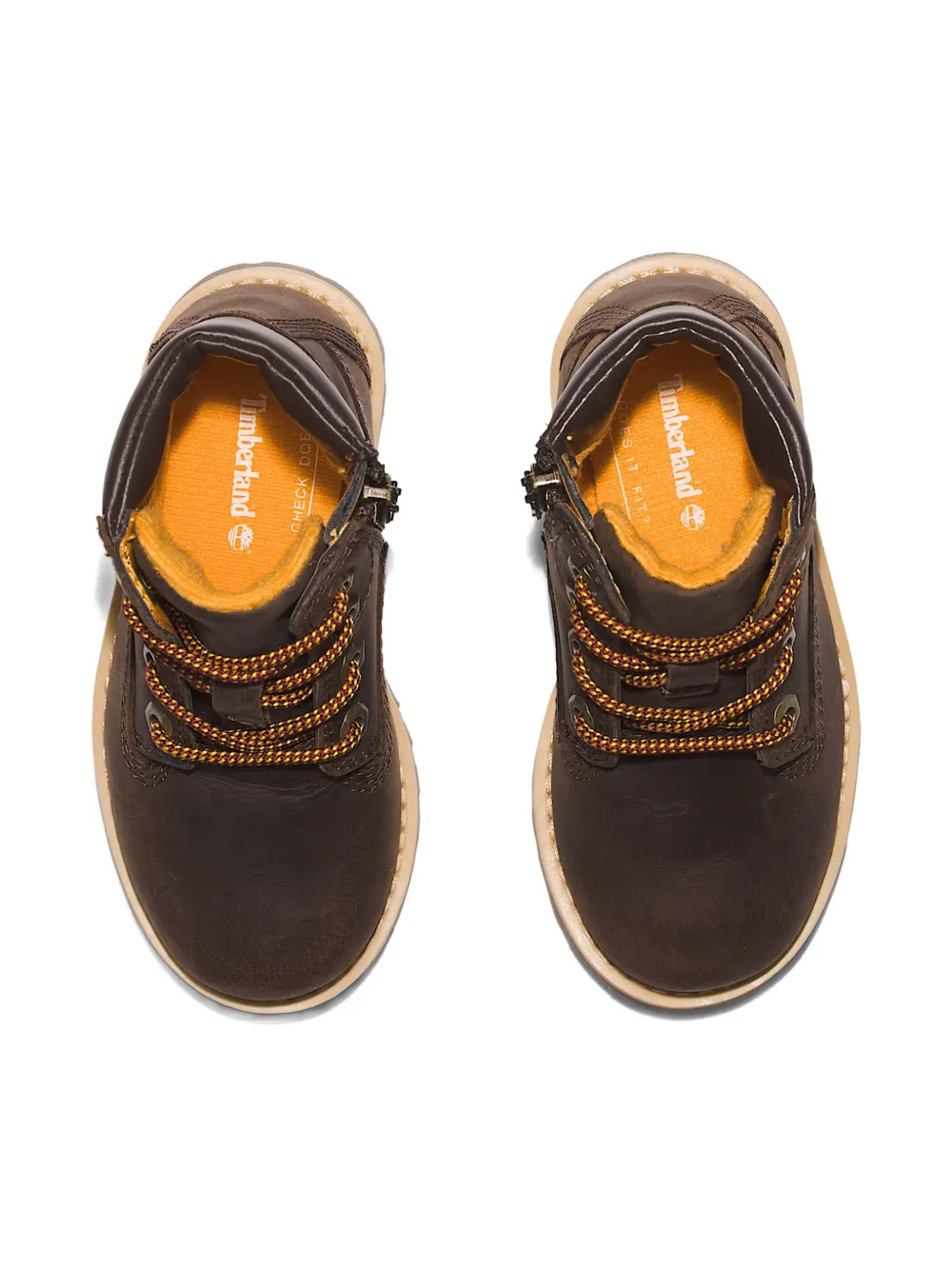 Timberland Kids leather ankle boots Brown